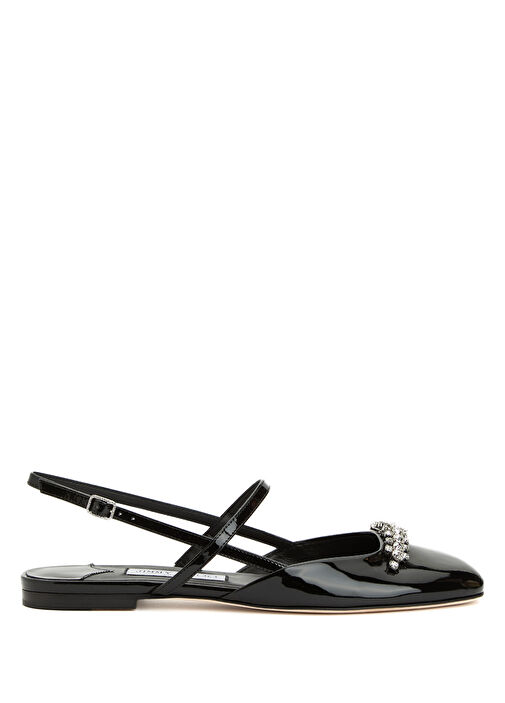 Belinda Siyah Rugan Deri Babet - Görsel 2