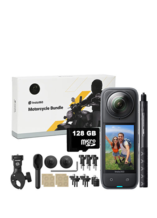 新品 insta360 X4 Insta360 X4 8K Aksiyon Kamera - Ultimate 8K 360 Action Cam