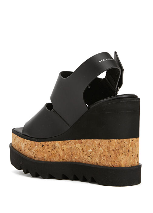 Sneak-Elyse Siyah Kadın Sandalet - Görsel 4