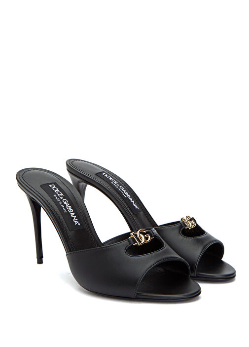 Siyah Kadın Deri Terlik - Görsel 3