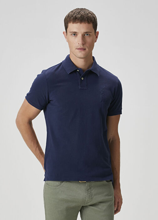 ラルフローレン POLO Polo Ralph Lauren Lacivert Erkek Lacivert Polo Yaka T-shirt