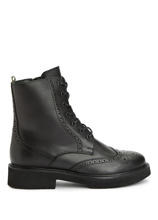 Siyah Kadın Deri Bot - Görsel 2