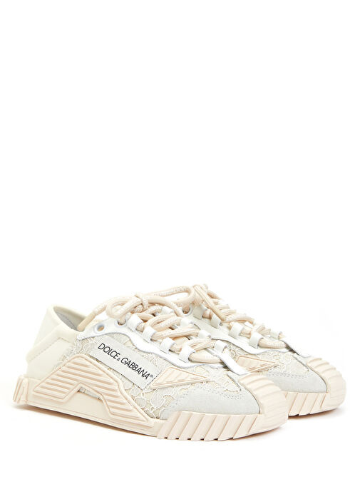 NS1 Bej Kadın Sneaker - Görsel 3