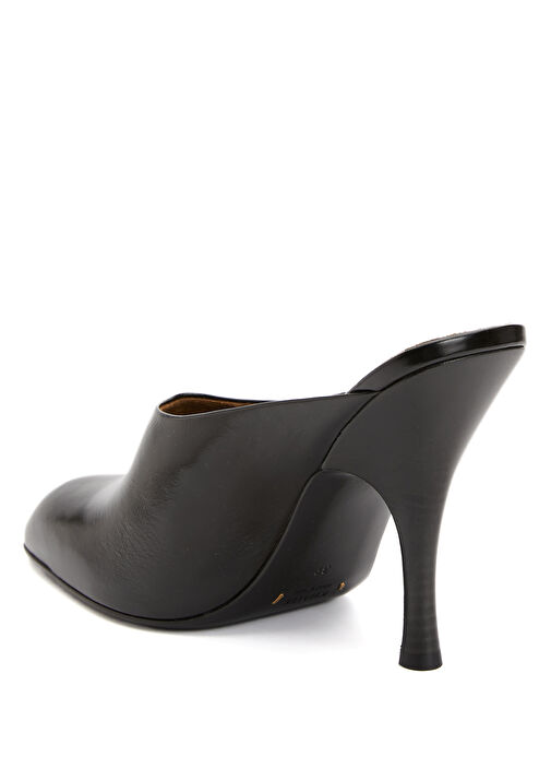 Colt Siyah Kadın Deri Terlik - Görsel 4