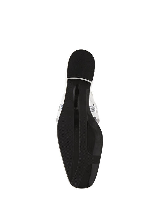 Peachy Mavi Beyaz Pötikareli Babet - Görsel 6