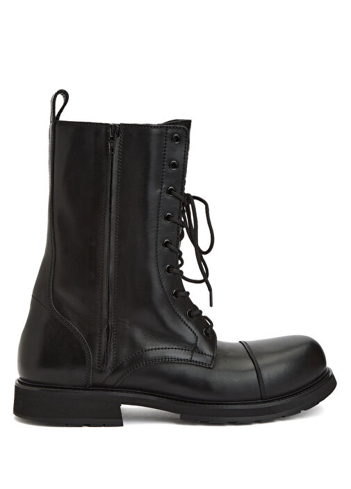 Siyah Erkek Deri Bot - Görsel 2