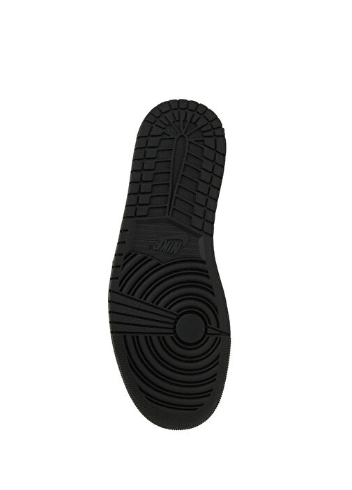 Air Jordan 1 Low Siyah Gri Erkek Deri Sneaker - Görsel 6