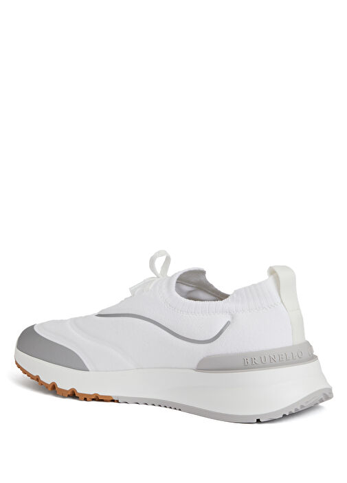 Beyaz Erkek Sneaker - Görsel 4