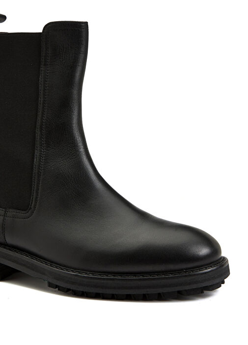 Siyah Kadın Deri Bot - Görsel 7