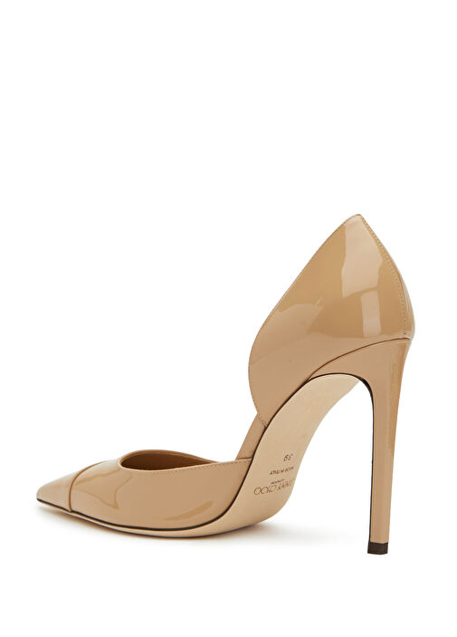 Brigitte Bej Rugan Deri Stiletto - Görsel 4