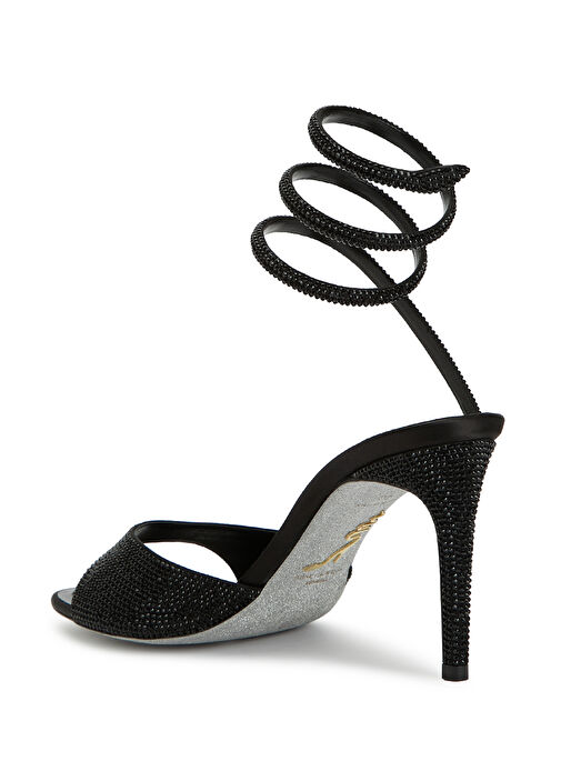 Siyah Kadın Sandalet - Görsel 4