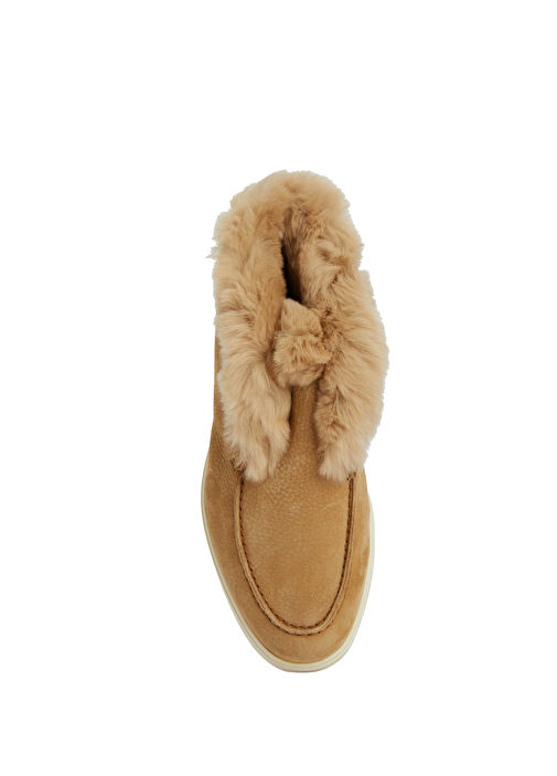 Hadeel Taba Kadın Süet Loafer - Görsel 5