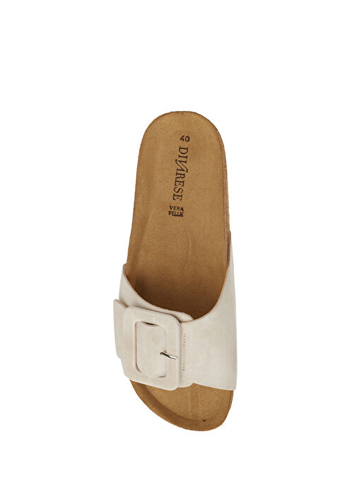 Açık Pembe Kadın Süet Terlik - Görsel 5