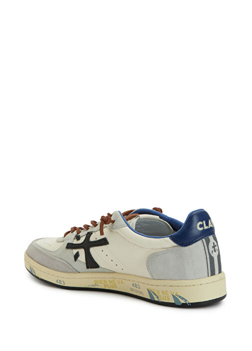 Clay Beyaz Erkek Deri Sneaker - Görsel 4