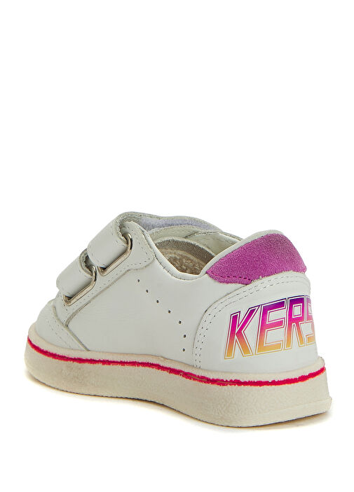 Ballstar Beyaz Çocuk Deri Sneaker - Görsel 4