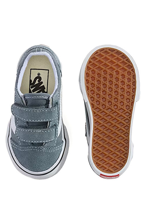 Old Skool Koyu Yeşil Unisex Çocuk Sneaker - Görsel 4