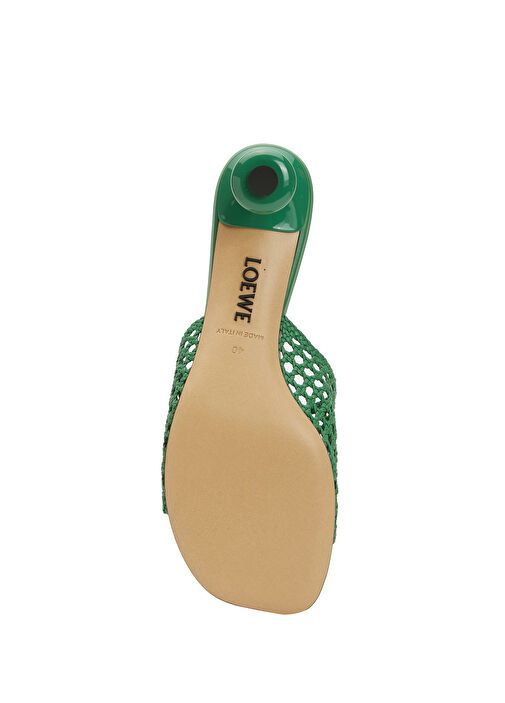 x Paula's Ibiza Toy Yeşil Kadın Deri Sandalet - Görsel 6