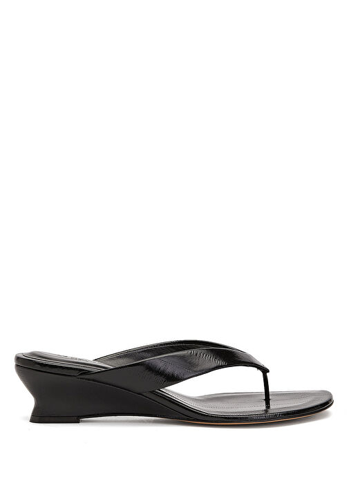 Le Monde Beryl Siyah Le Monde Beryl Deri Kadın Terlik