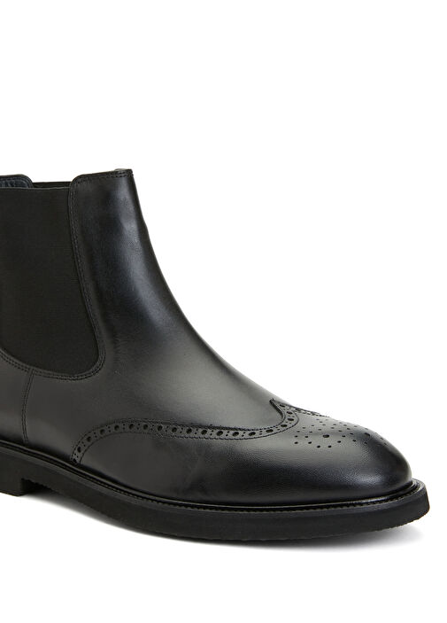 Divarese Divarese Siyah Erkek Deri Bot Beymen'de! Siyah - 7. görsel