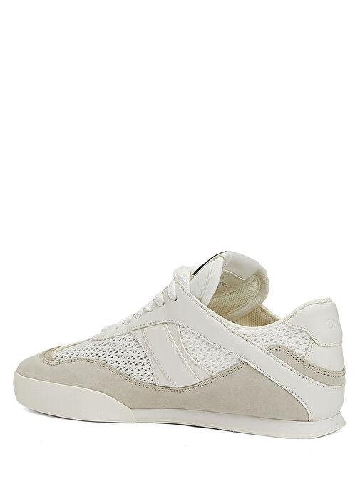 Kick Beyaz Bej Kadın Deri Sneaker - Görsel 4