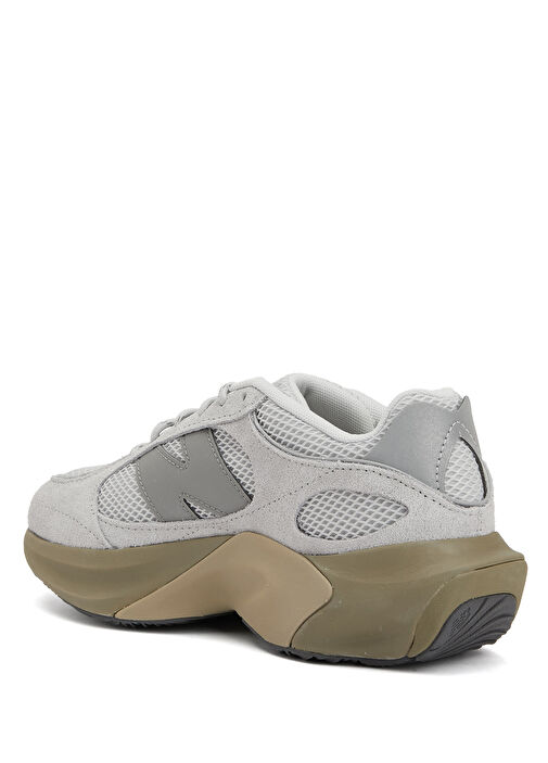 Warped Gri Kadın Süet Sandalet - Görsel 4