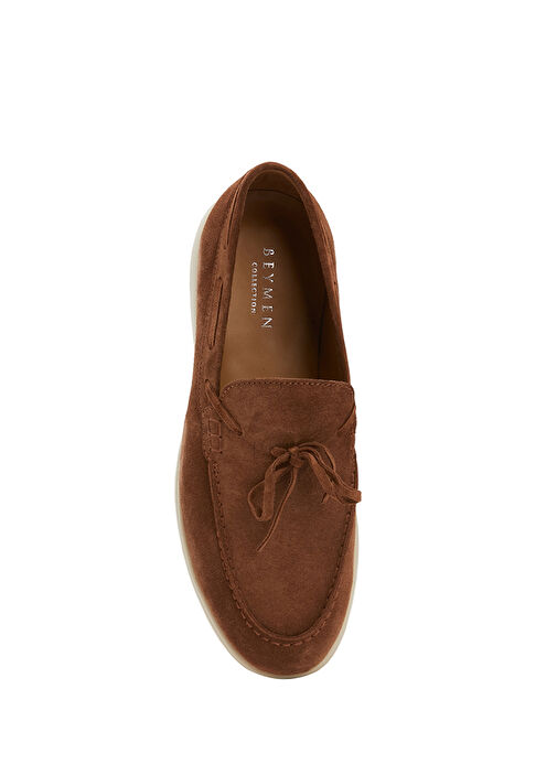 Taba Kadın Deri Loafer - Görsel 5