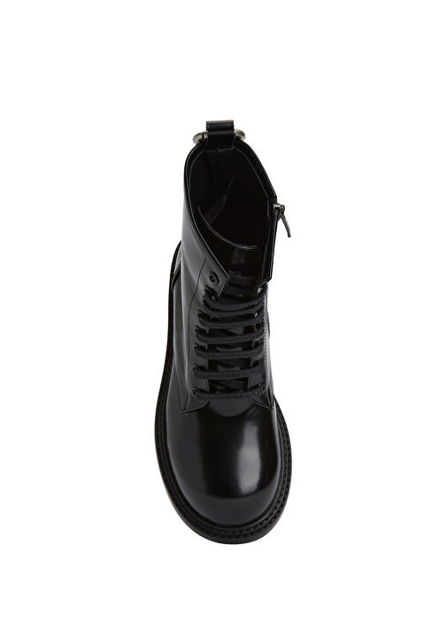 Siyah Kadın Deri Postal Bot - Görsel 5