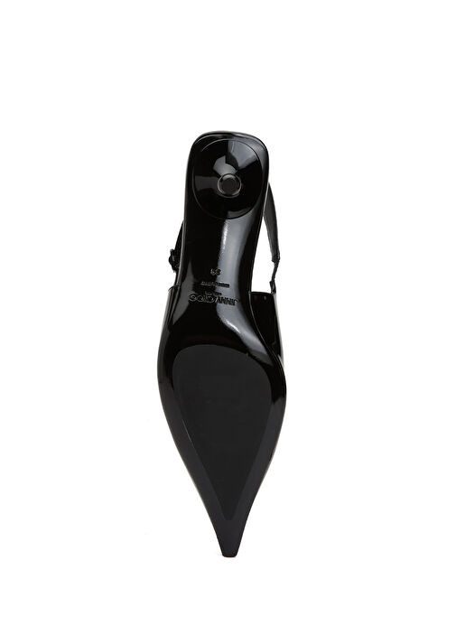 Amel Siyah Deri Topuklu Ayakkabı - Görsel 6