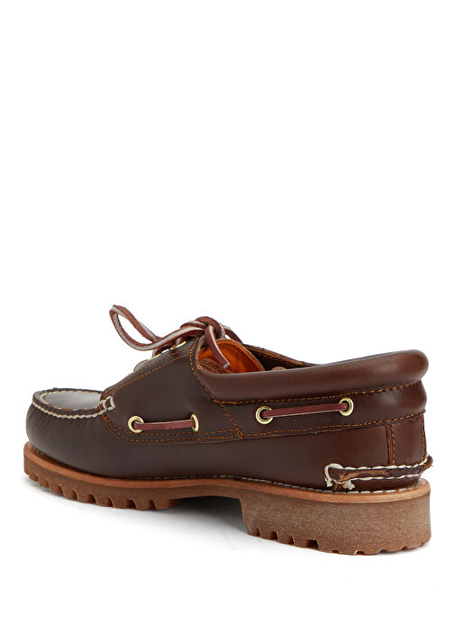 Authentic Kahverengi Erkek Deri Loafer - Görsel 4