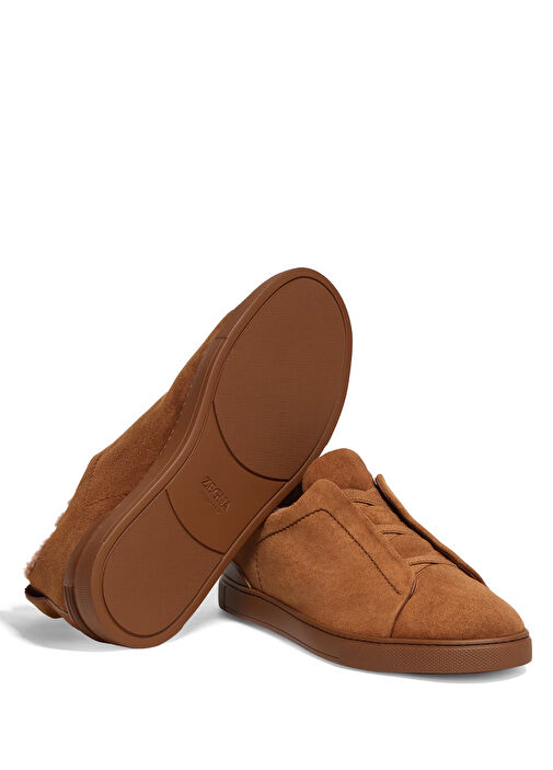 Taba Erkek Süet Sneaker - Görsel 5