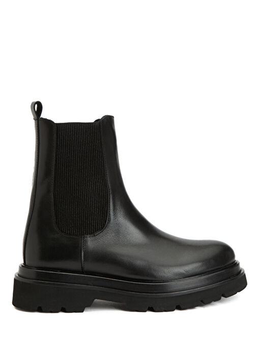 Siyah Kadın Deri Bot - Görsel 2