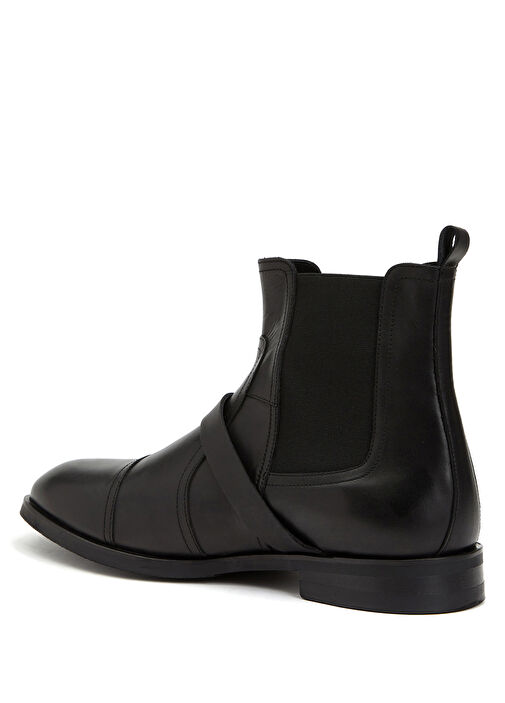 Siyah Erkek Deri Bot - Görsel 4