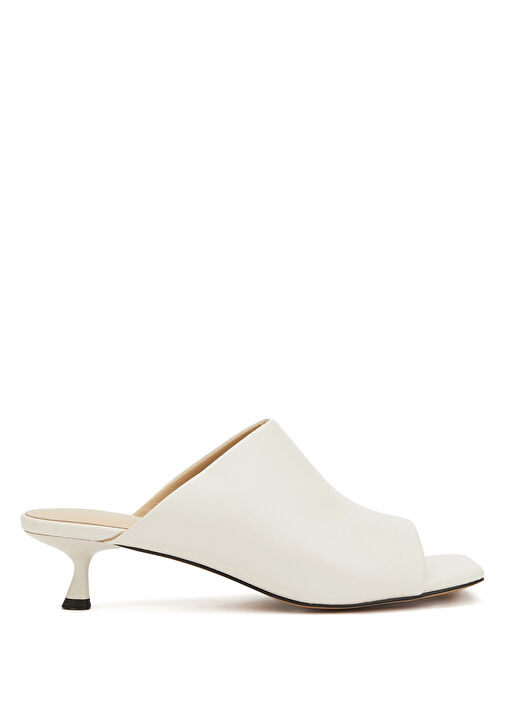 Beyaz Kadın Terlik - Görsel 8