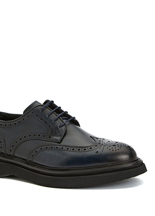 Lacivert Erkek Deri Ayakkabı - Görsel 7