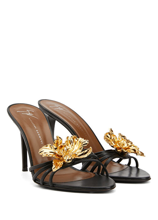 Siyah Kadın Deri Terlik - Görsel 3