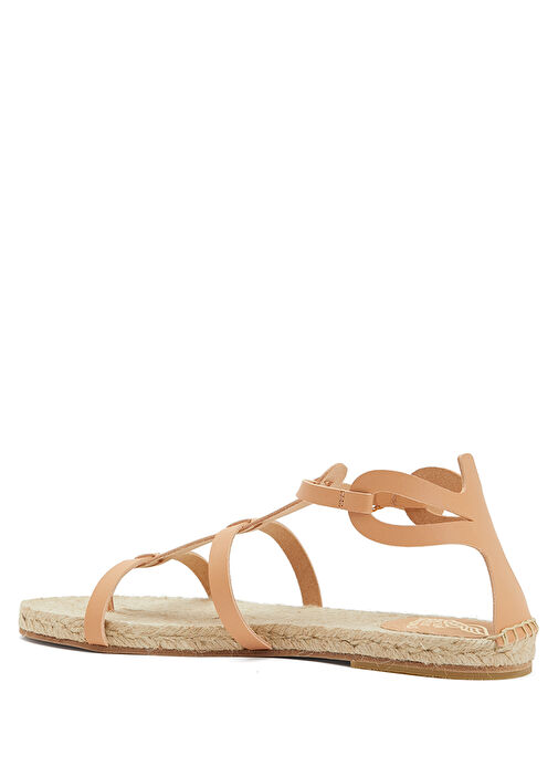 Castaner X Ancıent Greek Sandals Bej Kadın Deri Sa - Görsel 4