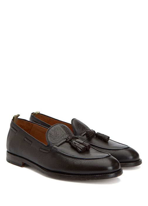 Koyu Kahverengi Erkek Deri Loafer - Görsel 3