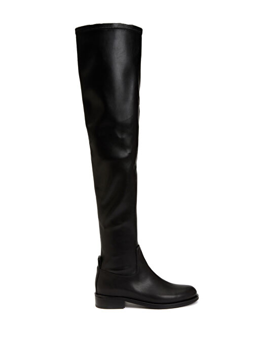 Siyah Kadın Deri Çizme - Görsel 8