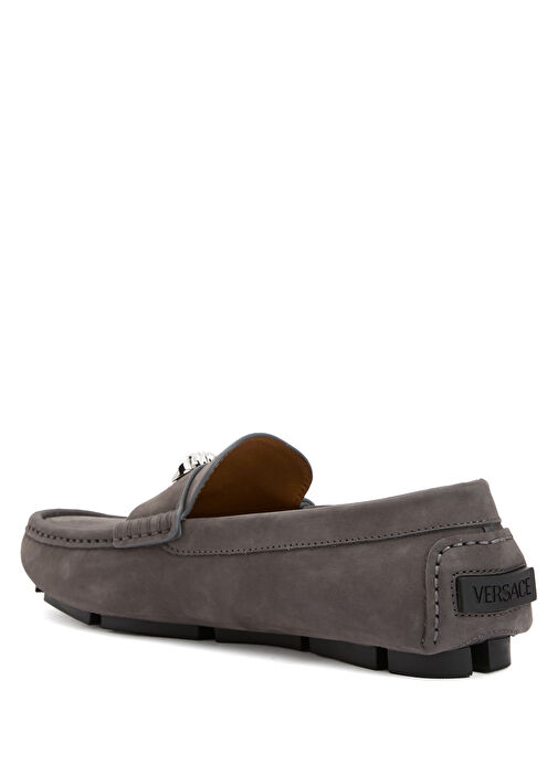 Koyu Gri Erkek Süet Driver - Görsel 4