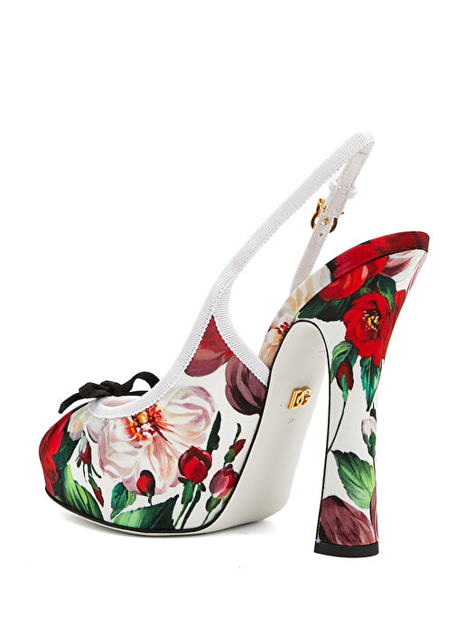 Çok Renkli Topuklu Ayakkabı - Görsel 4