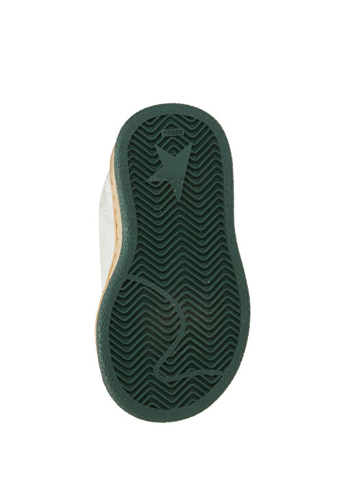 Ball Star Beyaz Logolu Unisex Çocuk Deri Sneaker - Görsel 6