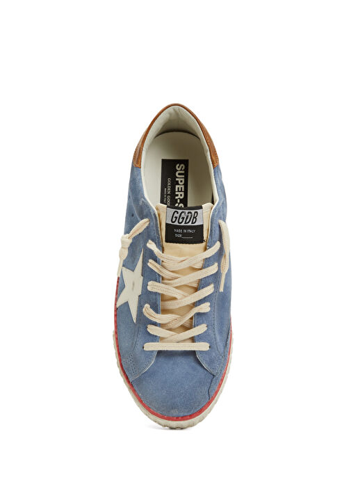 Super Star Mavi Erkek Deri Sneaker - Görsel 5