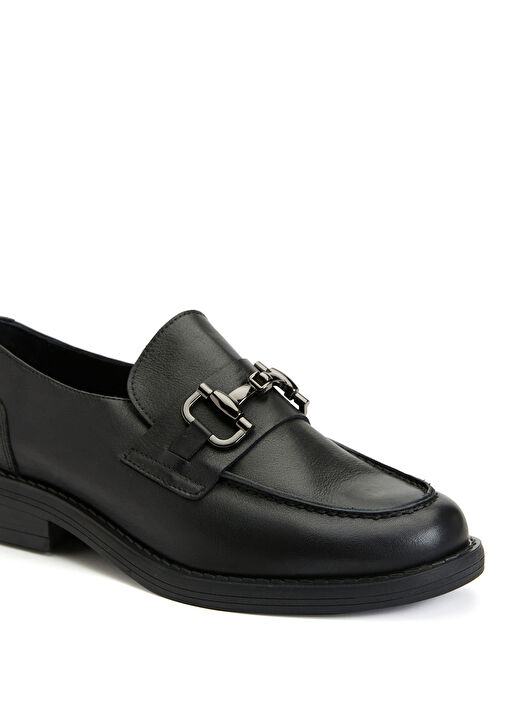 Divarese Divarese Siyah Kadın Deri Loafer Beymen'de! Siyah - 7. görsel