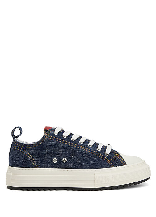スニーカー DSQUARED2 Low-top leather sneakers denim profiles Denim 23846491_53897935_1000.jpg