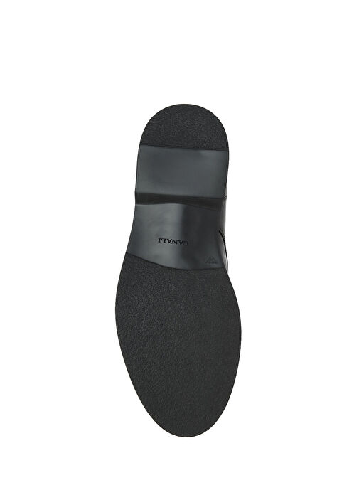 Canali Siyah Canali Deri Erkek Ayakkabı