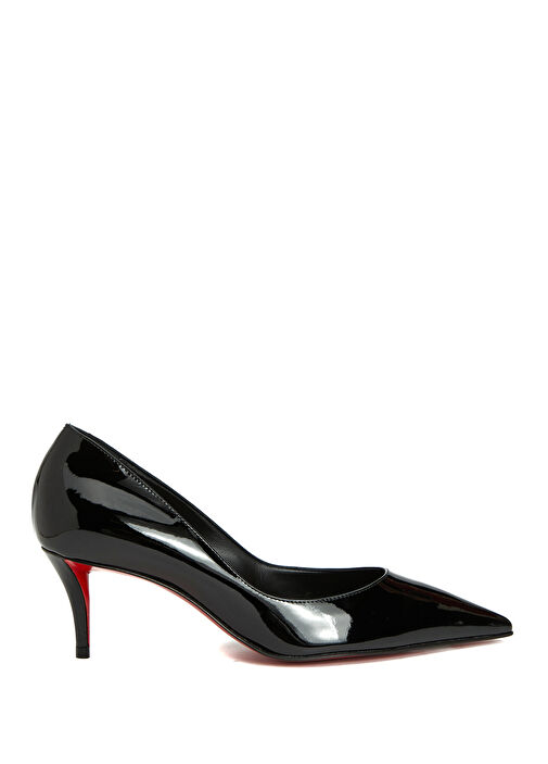 Miss Siyah Deri Stiletto - Görsel 2