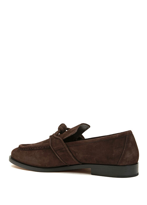Kahverengi Erkek Deri Loafer - Görsel 4