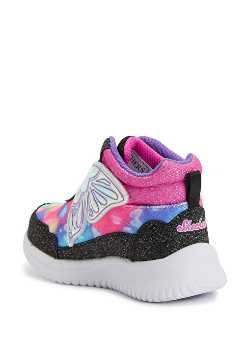 Jumpsters Pembe Siyah Kız Bebek Sneaker - Görsel 4