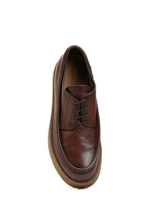 Kahverengi Erkek Deri Ayakkabı - Görsel 5