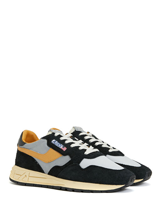 Siyah Erkek Deri Sneaker - Görsel 3